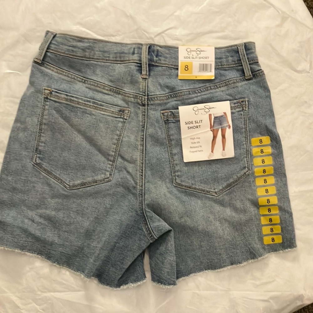 Jessica Simpson Light Blue Denim Shorts - Picture 3 of 4